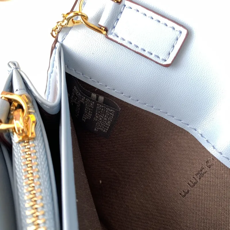 Fendi Light Blue Chain Wallet F8M0258 - Image 8