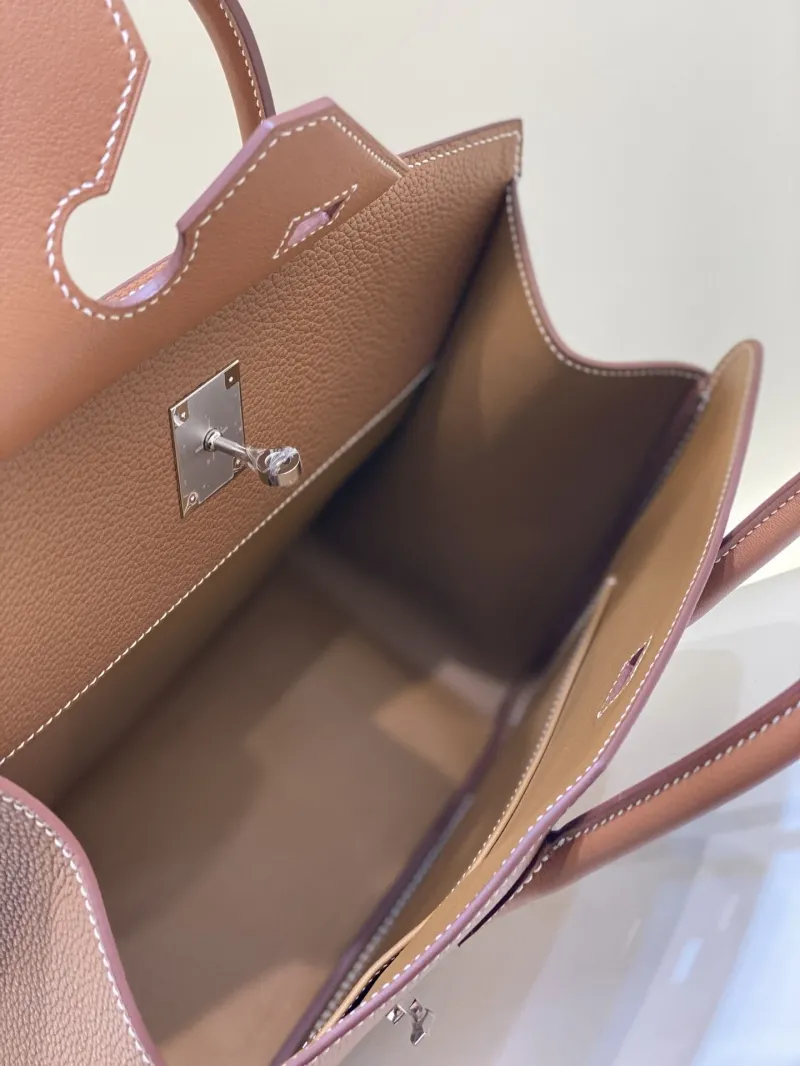 Hermes Birkin 30 Brown Leather Handbag - Image 3