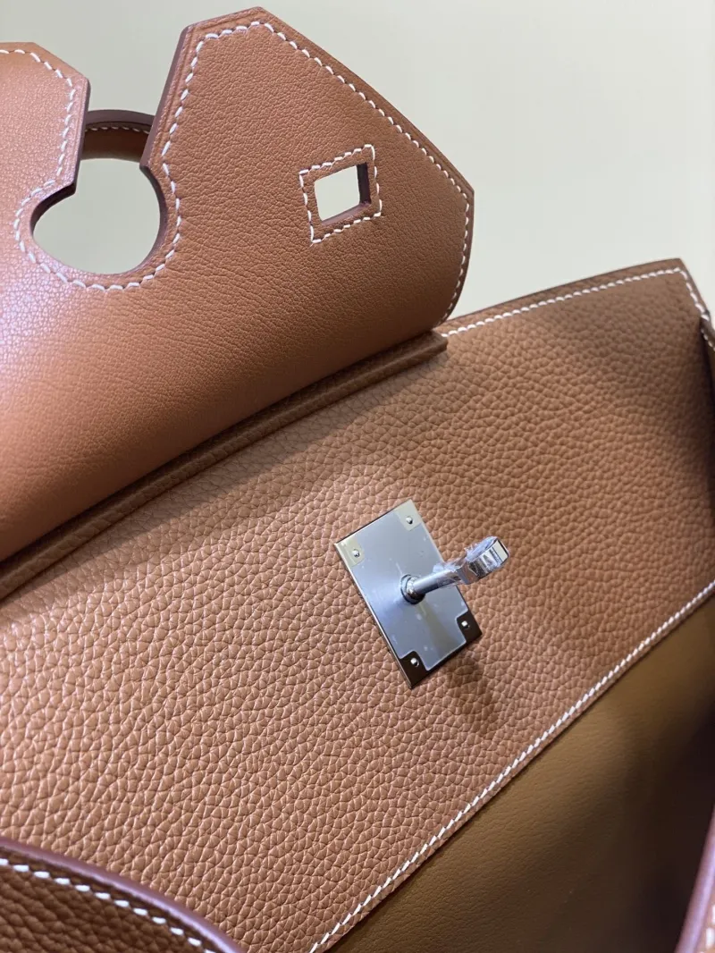 Hermes Birkin 30 Brown Leather Handbag - Image 4