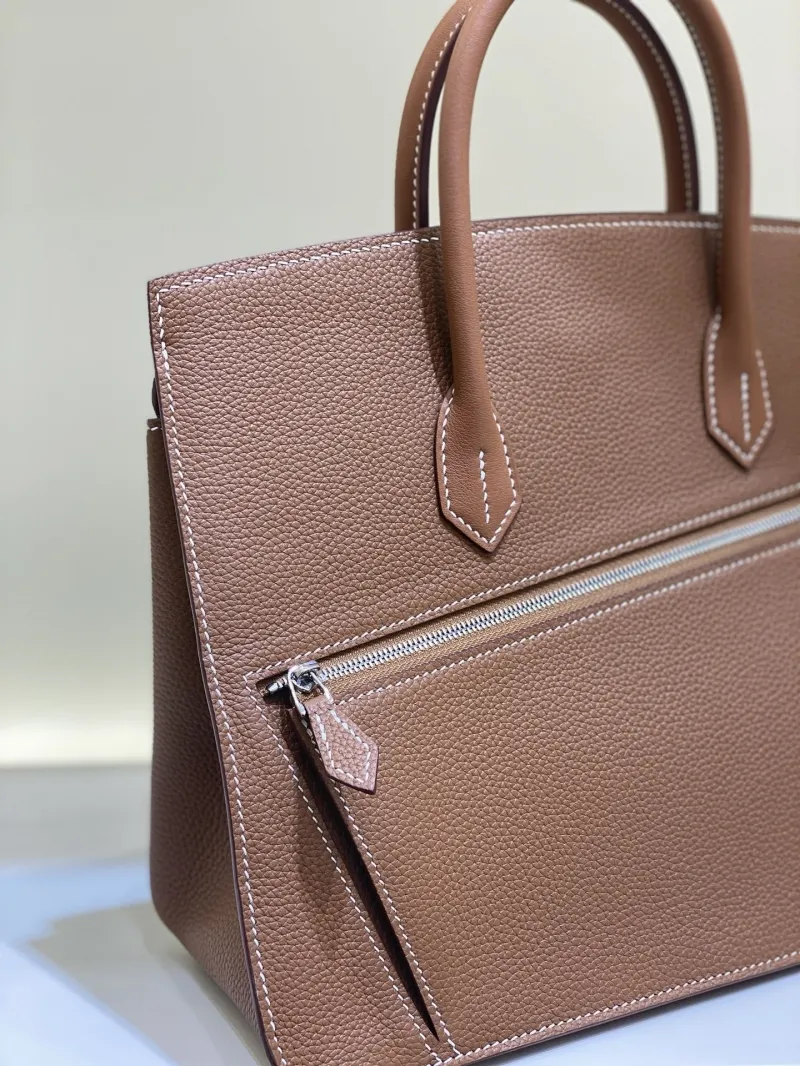 Hermes Birkin 30 Brown Leather Handbag - Image 5