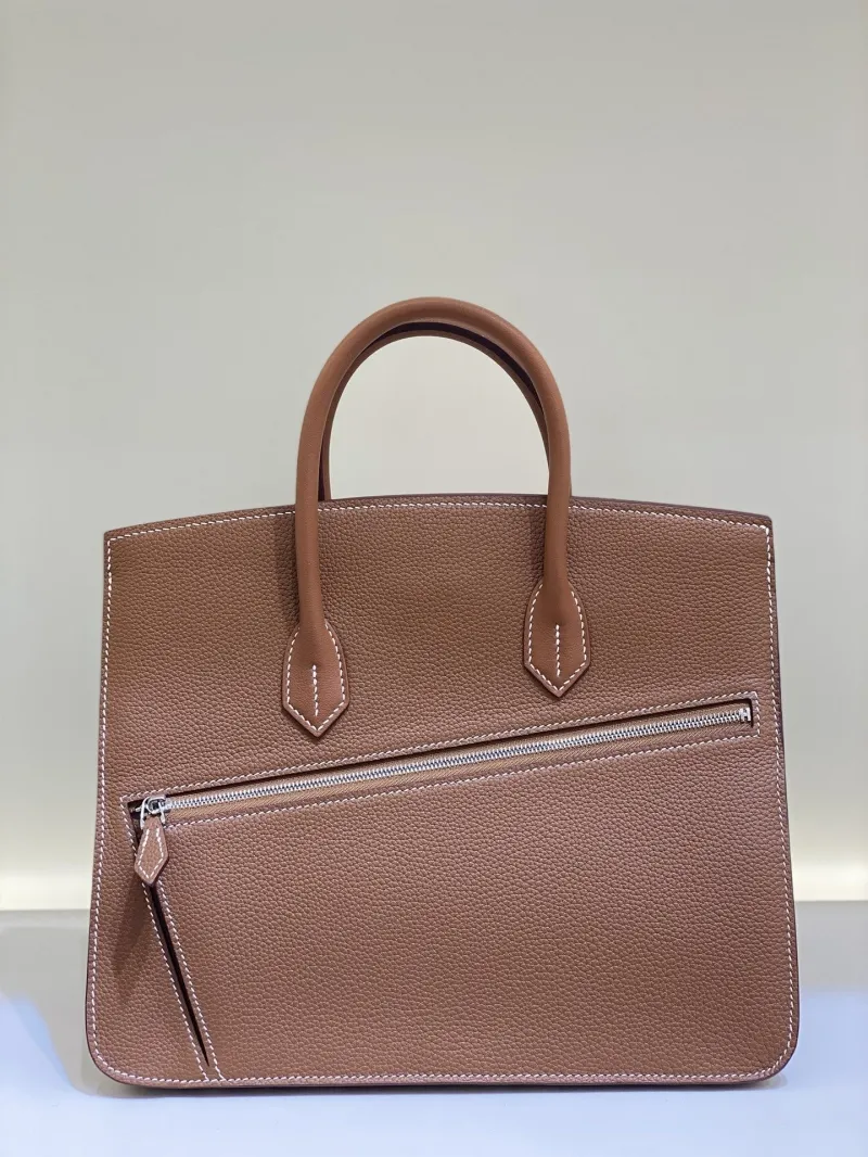 Hermes Birkin 30 Brown Leather Handbag - Image 9