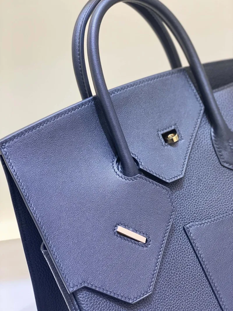 Alternative view of Hermes Navy Birkin 31 Leather Handbag