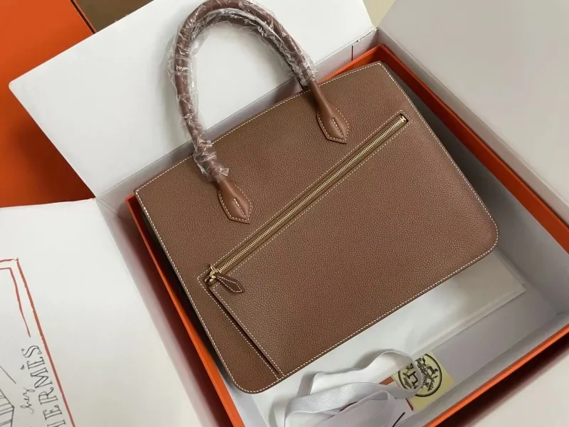 Alternative view of Hermes Birkin 34 Brown Leather Handbag