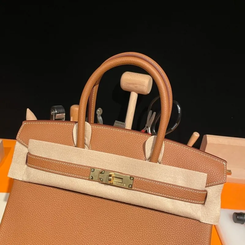 Alternative view of Hermes Brown Leather Birkin Handbag