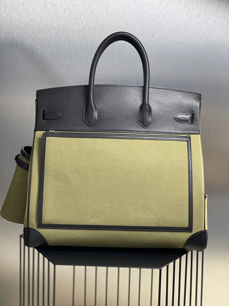 Alternative view of Hermes Olive Green Black Birkin Handbag 52