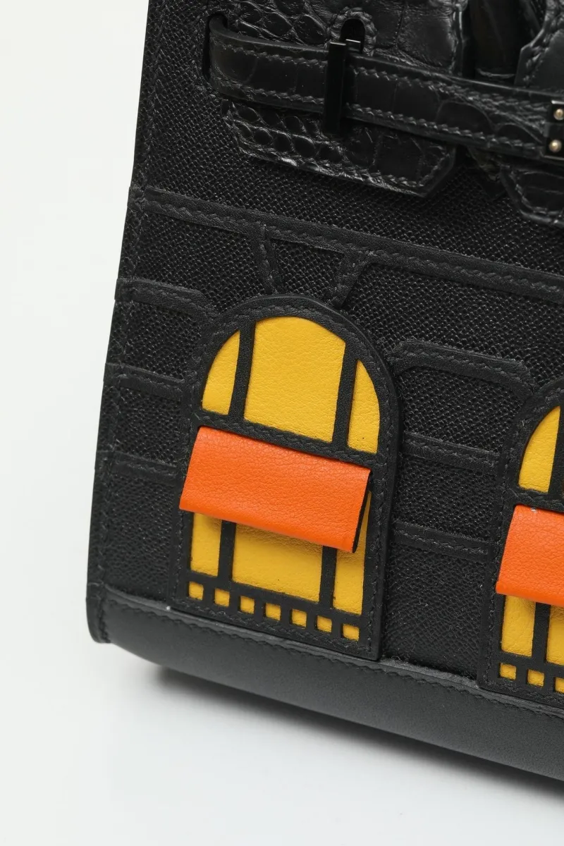 Alternative view of Hermes Black Leather Birkin Handbag