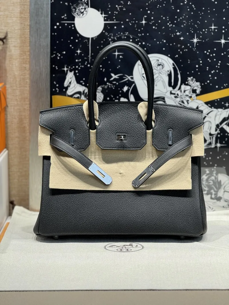 Alternative view of Hermes Black Birkin Handbag 131