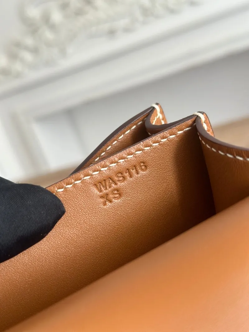 Hermes Brown Constance Crossbody Bag - Image 9