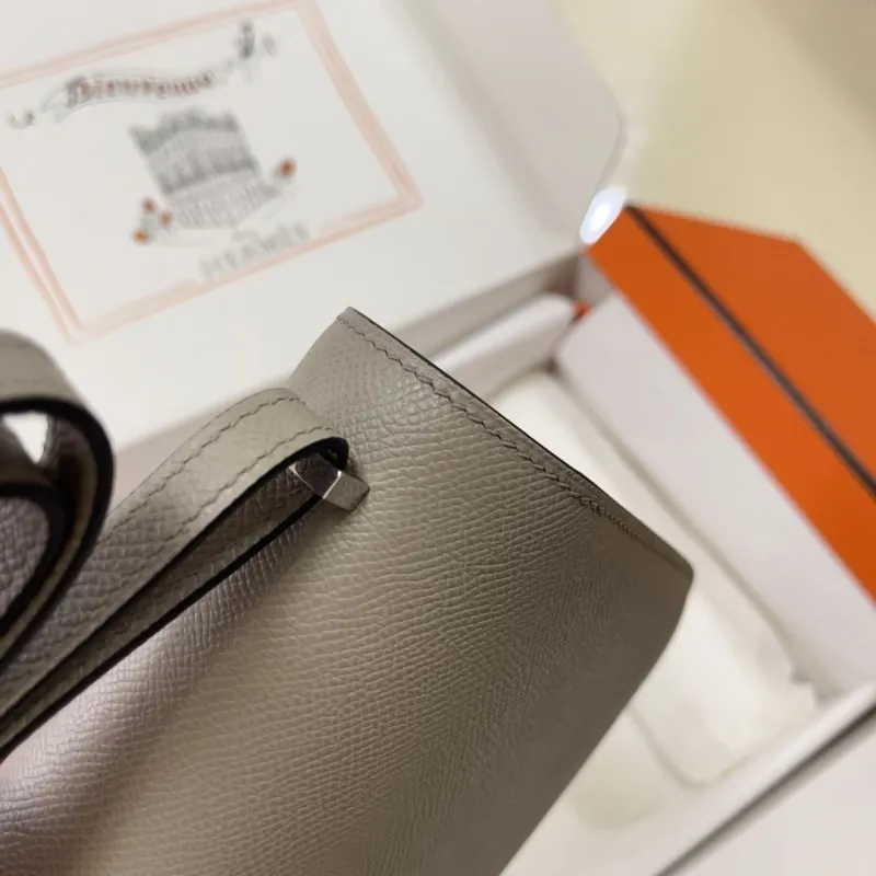 Hermes Constance Gray Crossbody Bag - Image 5