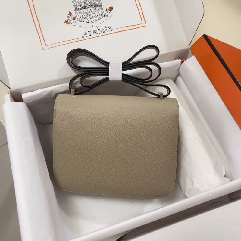 Hermes Constance Beige Crossbody Bag - Image 3