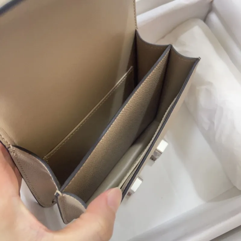 Hermes Constance Beige Crossbody Bag - Image 8