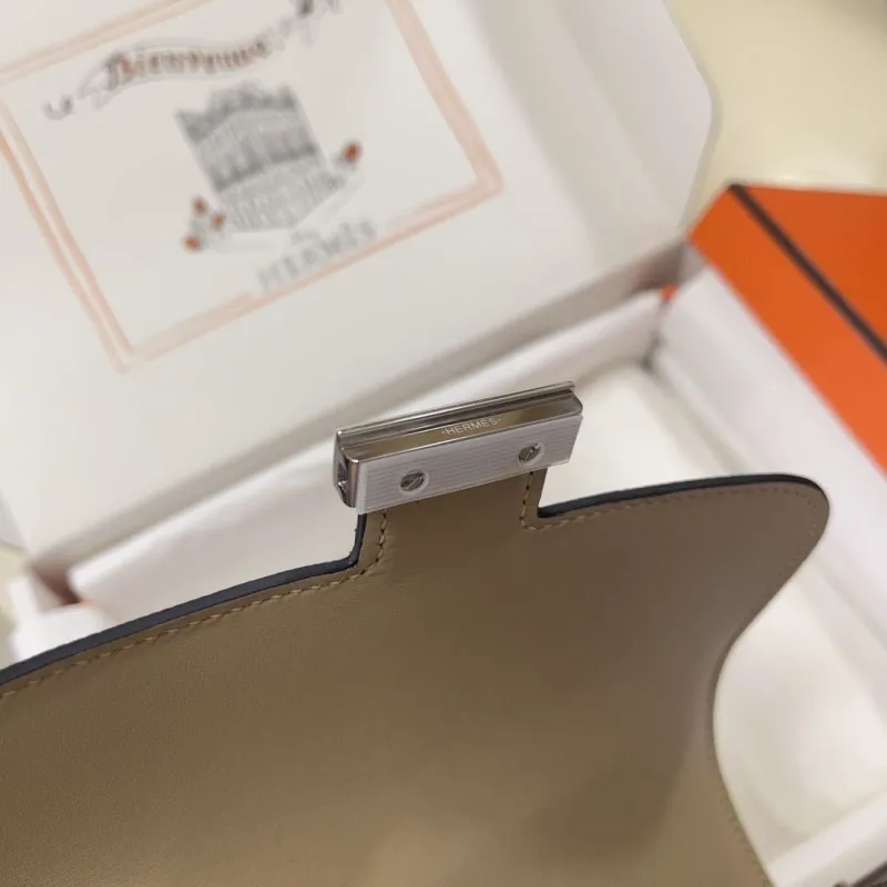 Hermes Constance Beige Crossbody Bag - Image 9