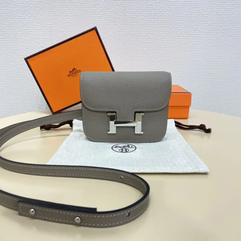 Hermes Gray Constance Belt Bag