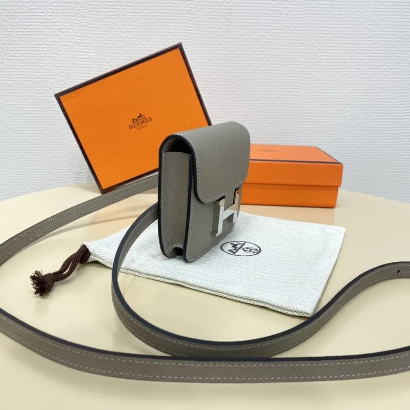Alternative view of Hermes Gray Constance Belt Bag