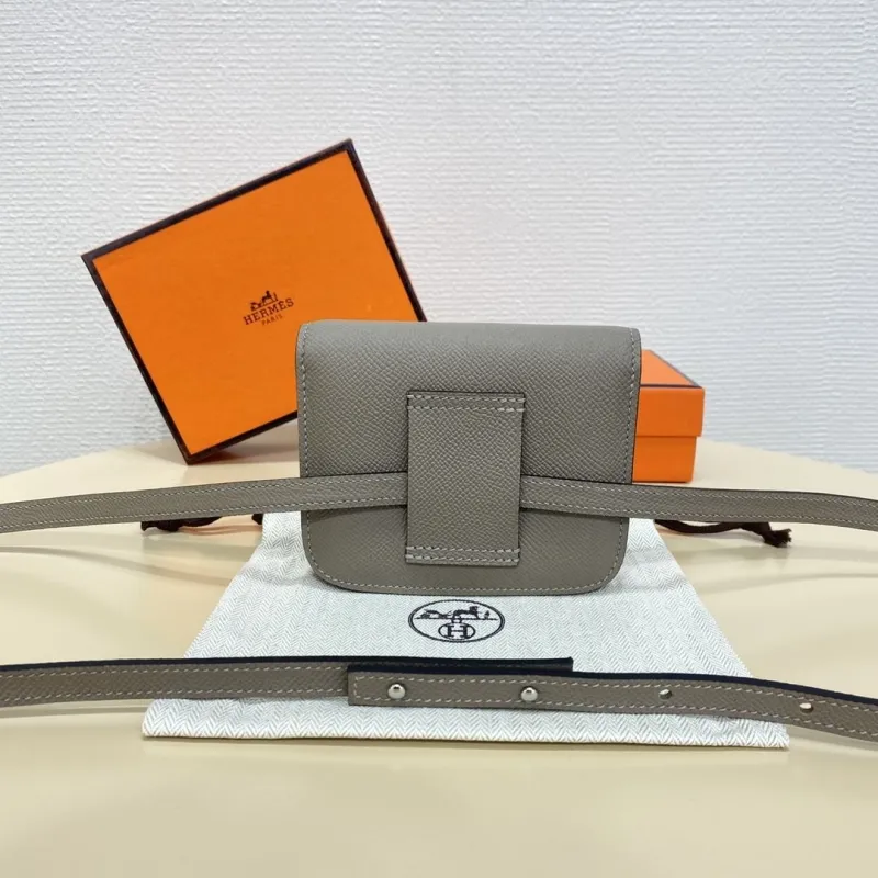 Hermes Gray Constance Belt Bag - Image 3