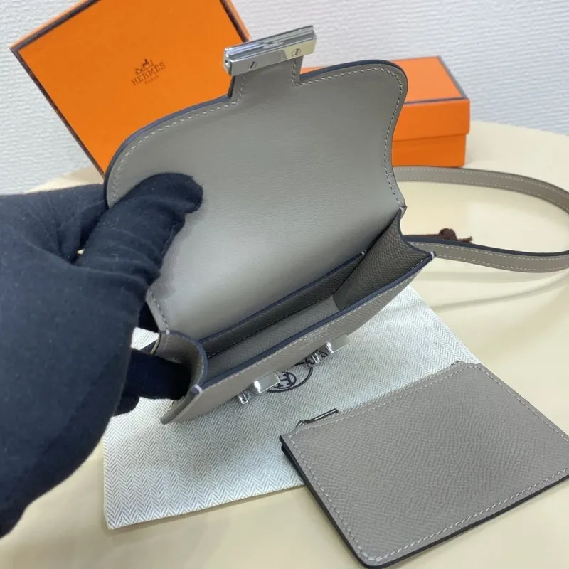Hermes Gray Constance Belt Bag - Image 5