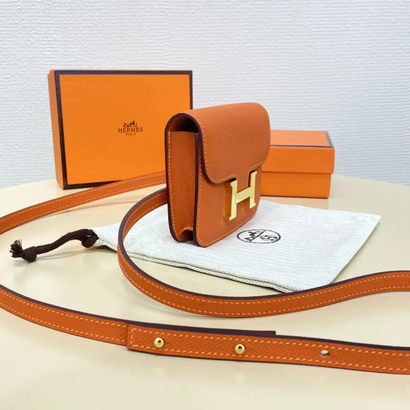 Alternative view of Hermes Orange Constance Belt Bag