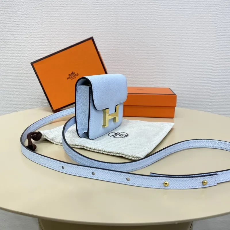 Alternative view of Hermes Light Blue Constance Belt Bag