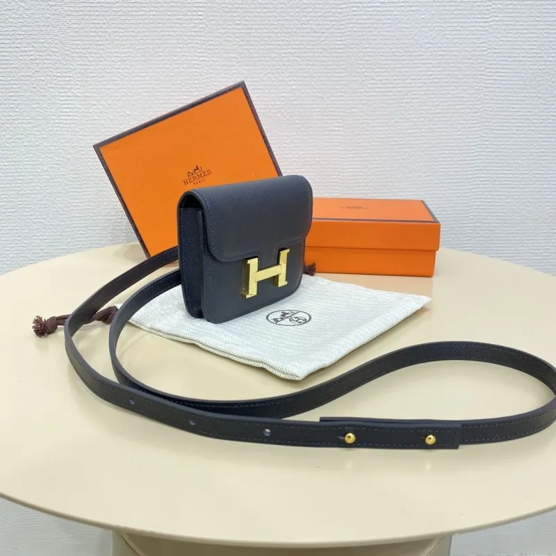 Alternative view of Hermes Constance Dark Navy Belt Bag