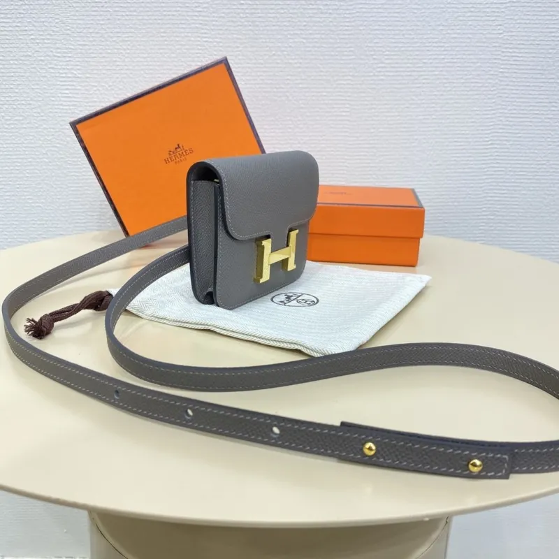 Alternative view of Hermes Gray Constance Belt Bag