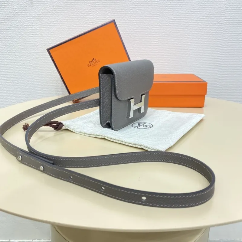 Alternative view of Hermes Gray Constance Belt Bag