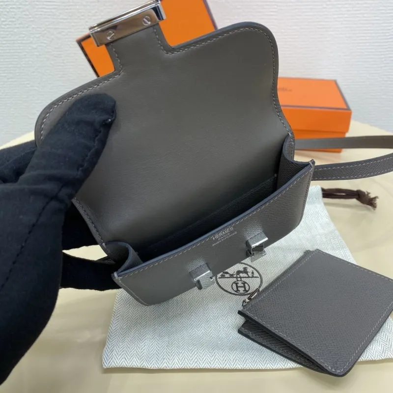 Hermes Gray Constance Belt Bag - Image 6