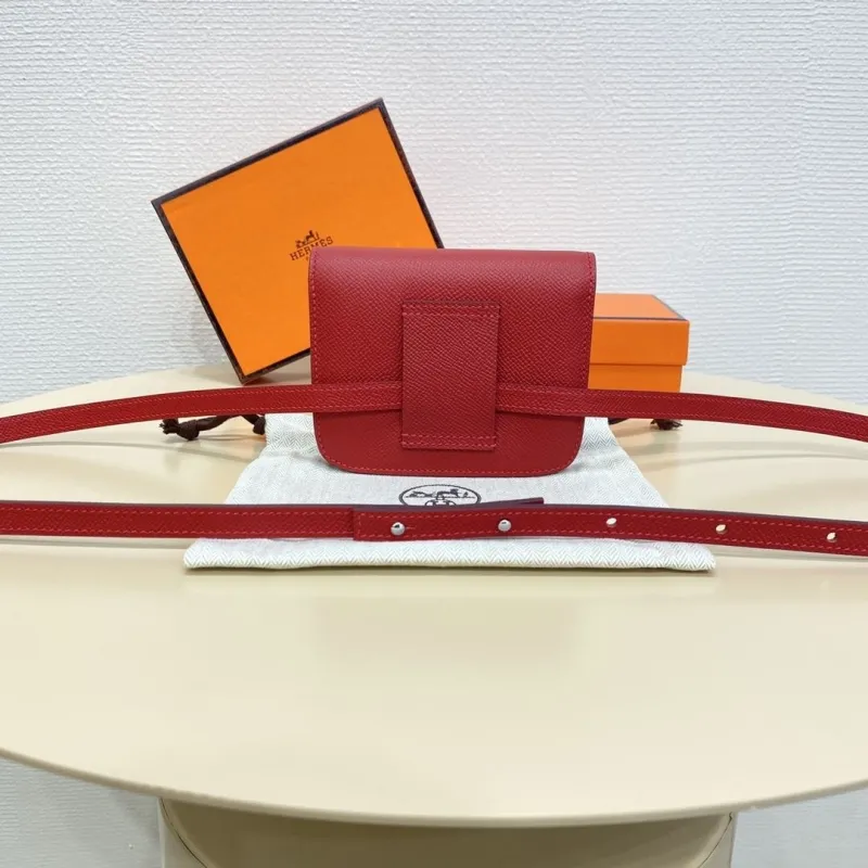 Hermes Red Constance Crossbody Bag 53 - Image 3