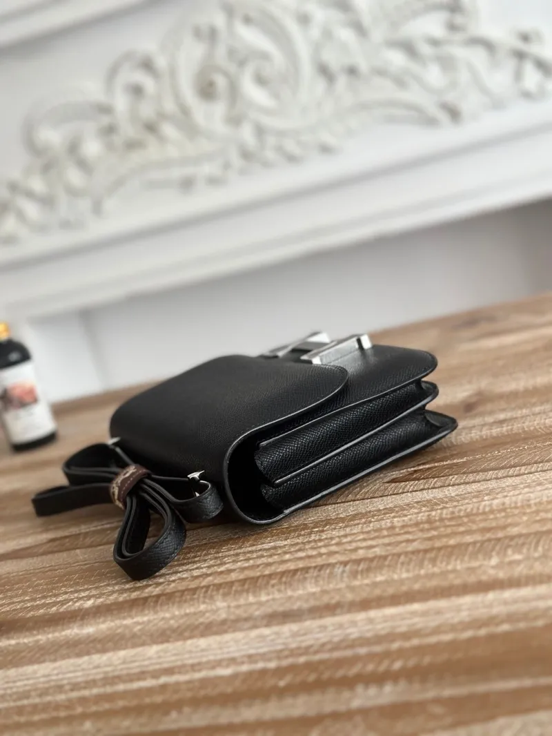 Alternative view of Hermes Black Constance Crossbody Bag