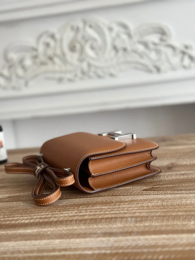 Alternative view of Hermes Brown Constance Crossbody Bag