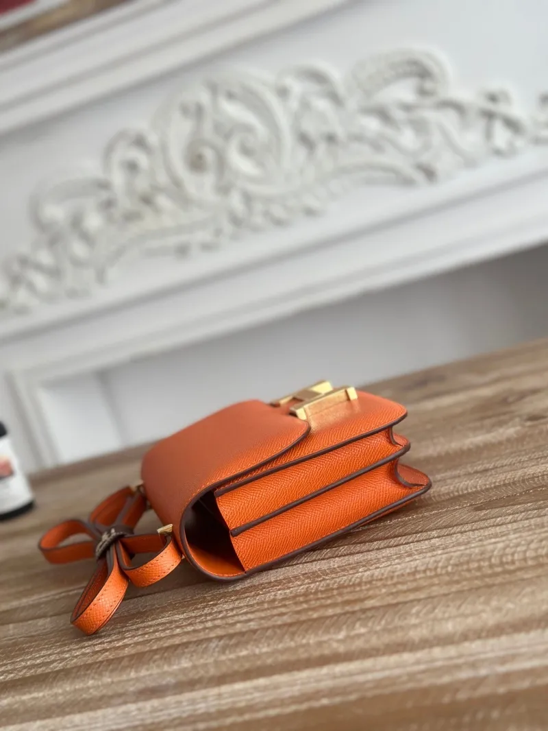Alternative view of Hermes Constance Orange Crossbody Bag