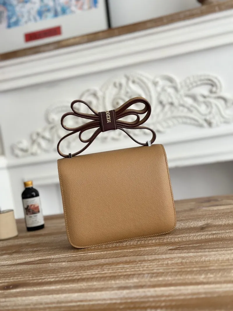 Hermes Tan Constance Crossbody Bag 87 - Image 3