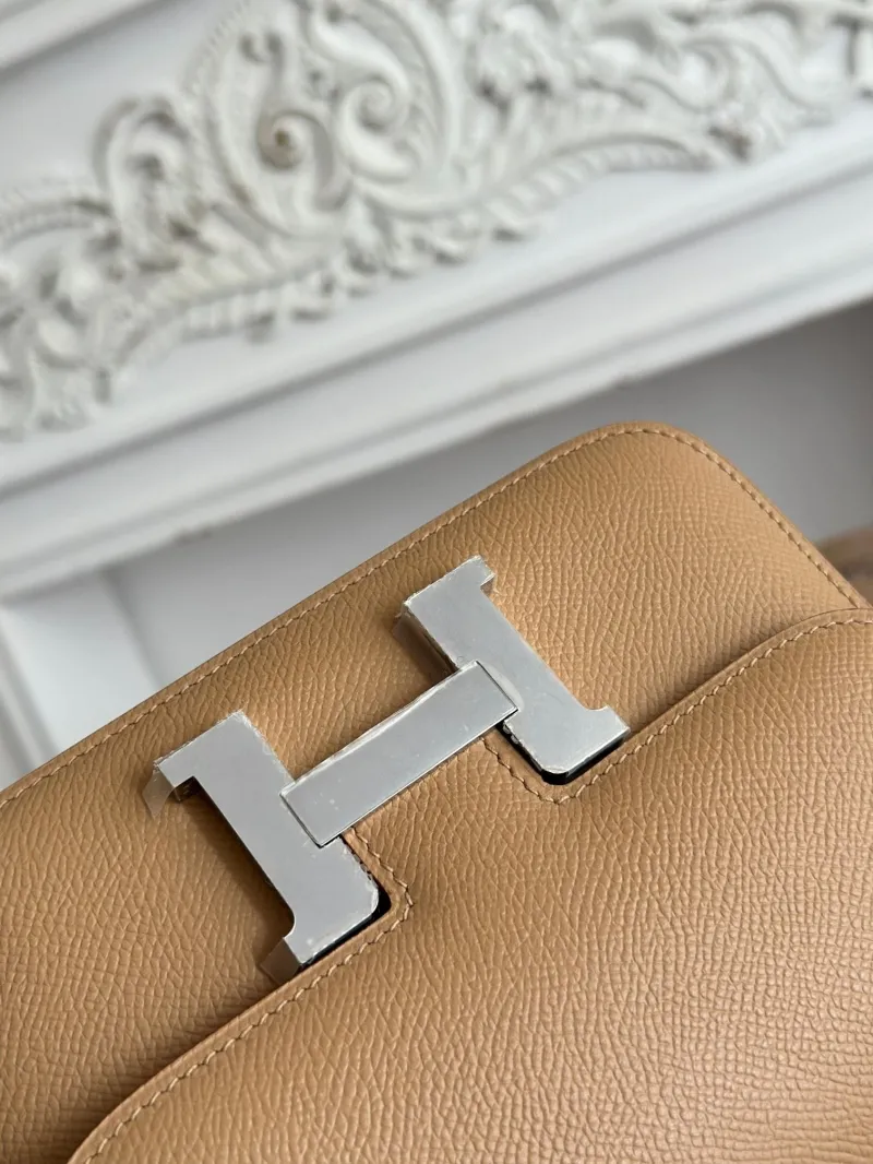 Hermes Tan Constance Crossbody Bag 87 - Image 5