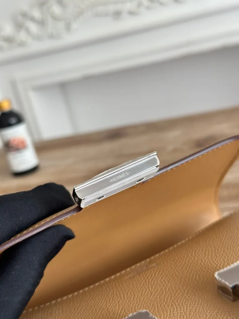 Hermes Tan Constance Crossbody Bag 87 - Image 7