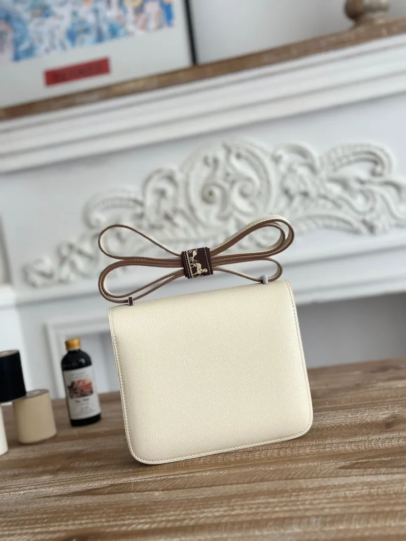 Hermes Cream Constance Crossbody Bag 101 - Image 3