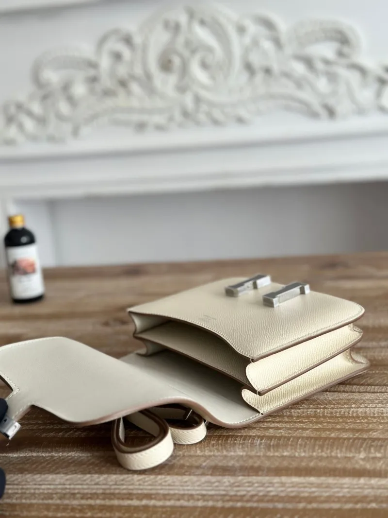 Hermes Cream Constance Crossbody Bag 101 - Image 6
