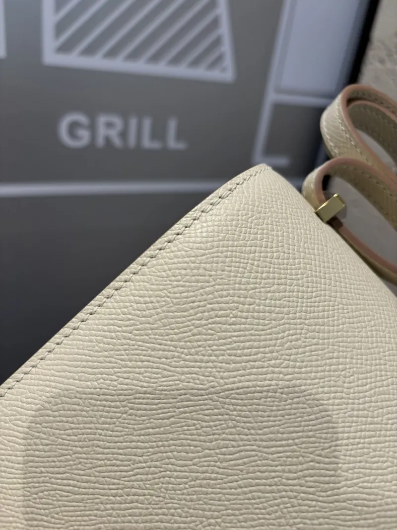 Hermes Constance Cream Leather Crossbody Bag 106 - Image 6