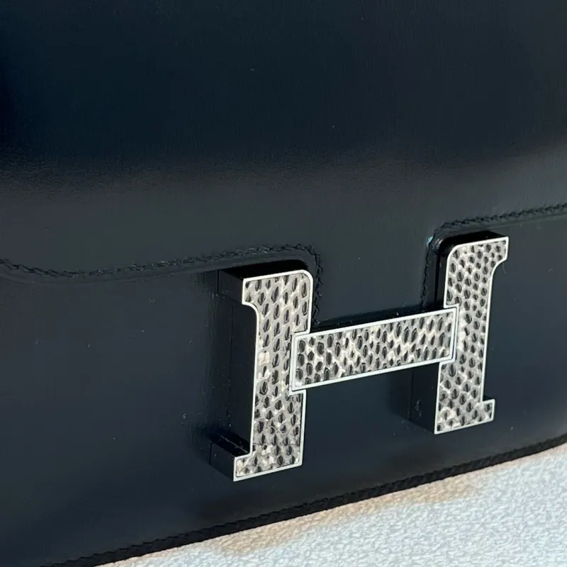 Hermes Constance Black Crossbody Bag - Image 3