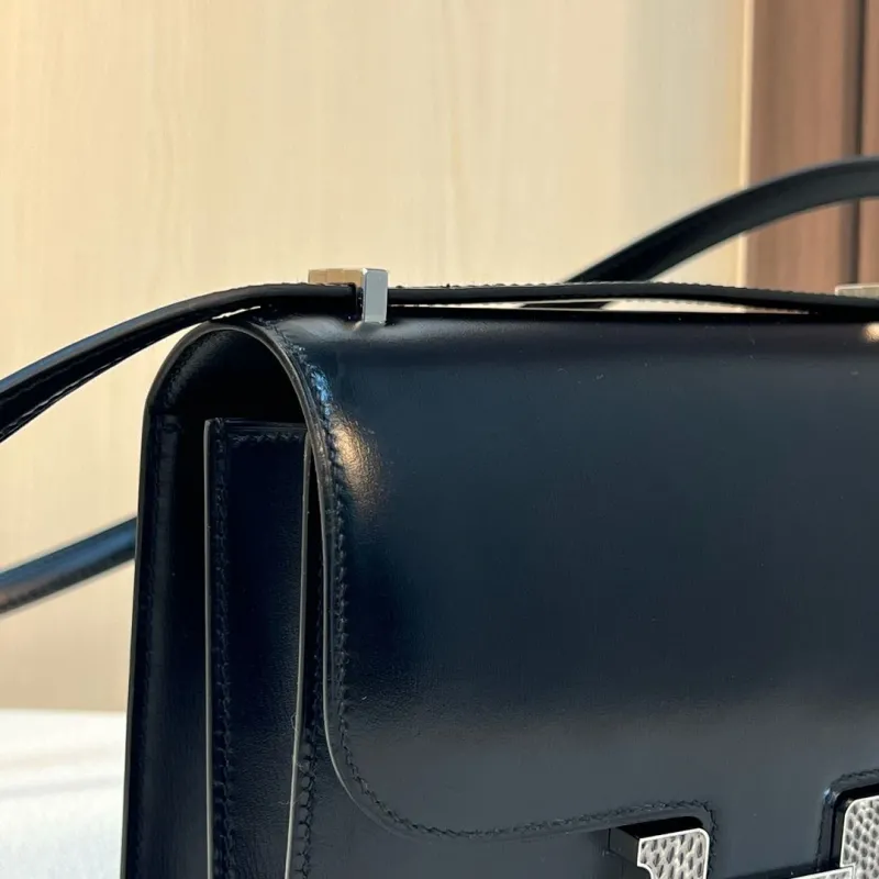 Hermes Constance Black Crossbody Bag - Image 4