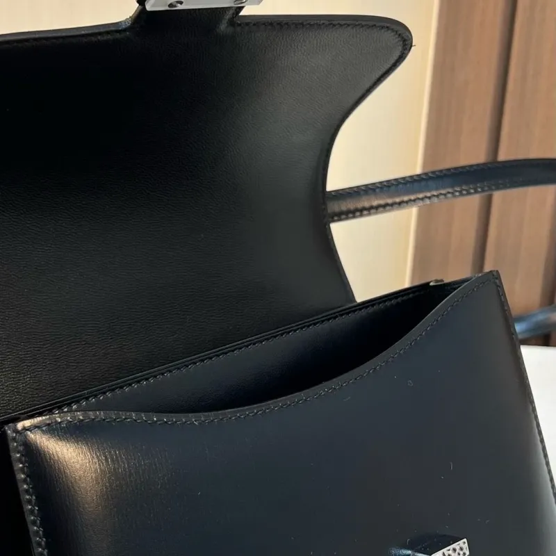 Hermes Constance Black Crossbody Bag - Image 7