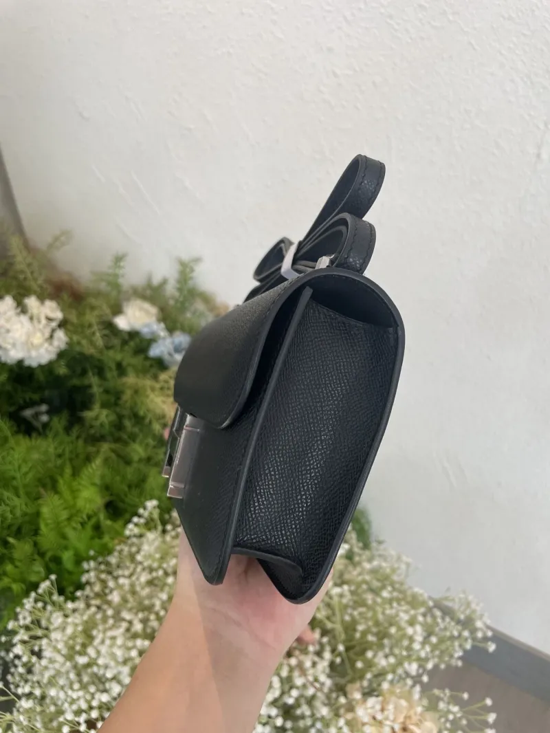 Hermes Black Constance Crossbody Bag - Image 3