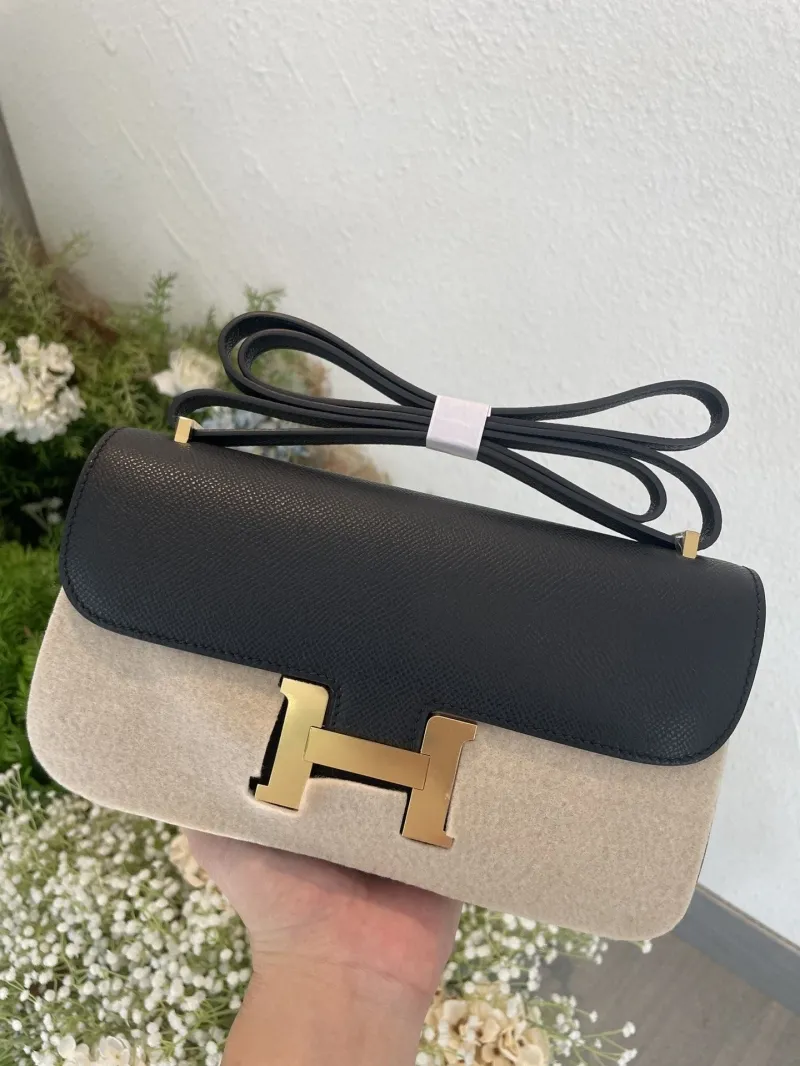 Hermes Black Constance Crossbody Bag - Image 8