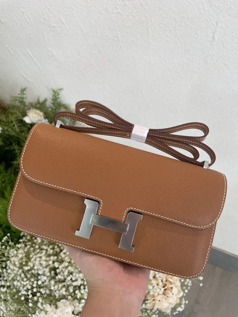 Hermes Constance Brown Crossbody Bag 139