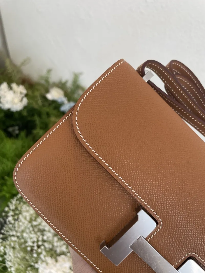Alternative view of Hermes Constance Brown Crossbody Bag 139