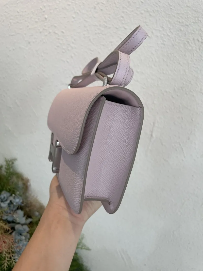 Hermes Constance Light Pink Crossbody Bag - Image 3