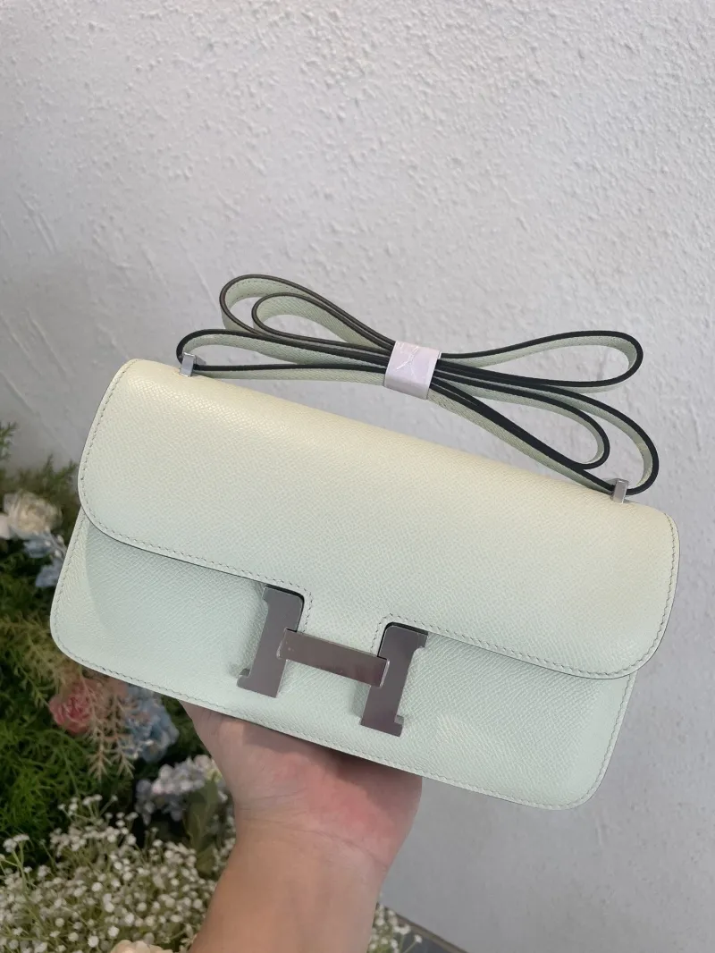 Hermes Constance Mint Green Crossbody Bag 141