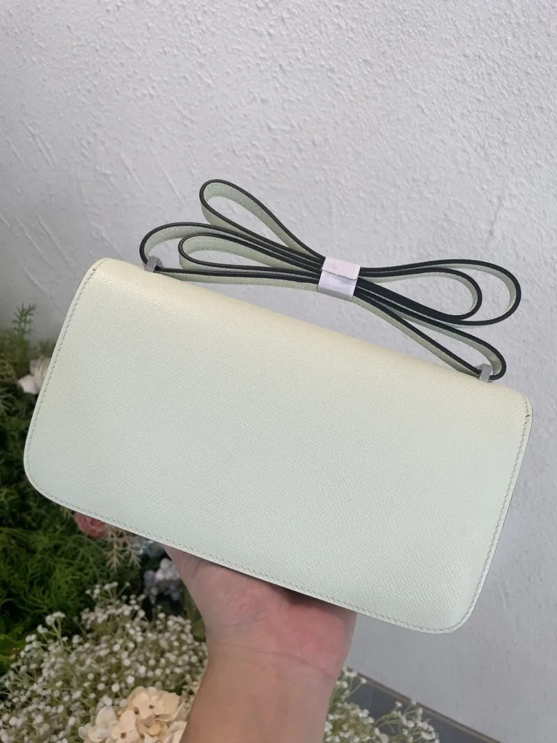 Hermes Constance Mint Green Crossbody Bag 141 - Image 4