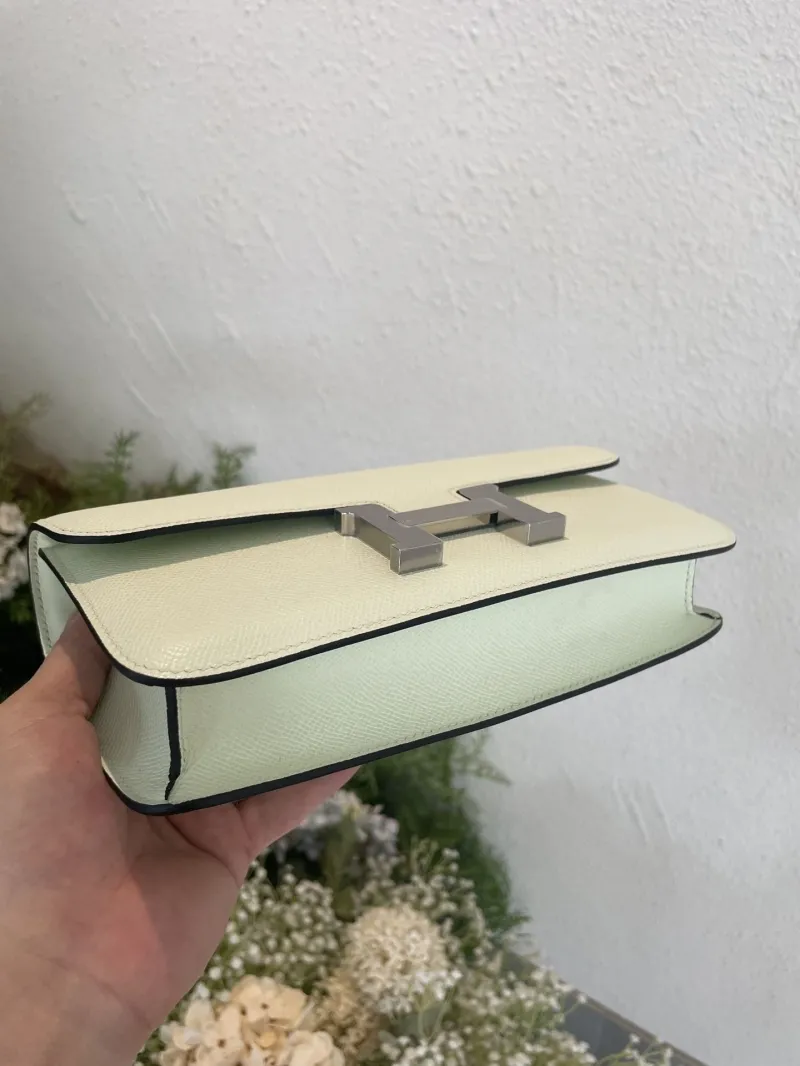 Hermes Constance Mint Green Crossbody Bag 141 - Image 5