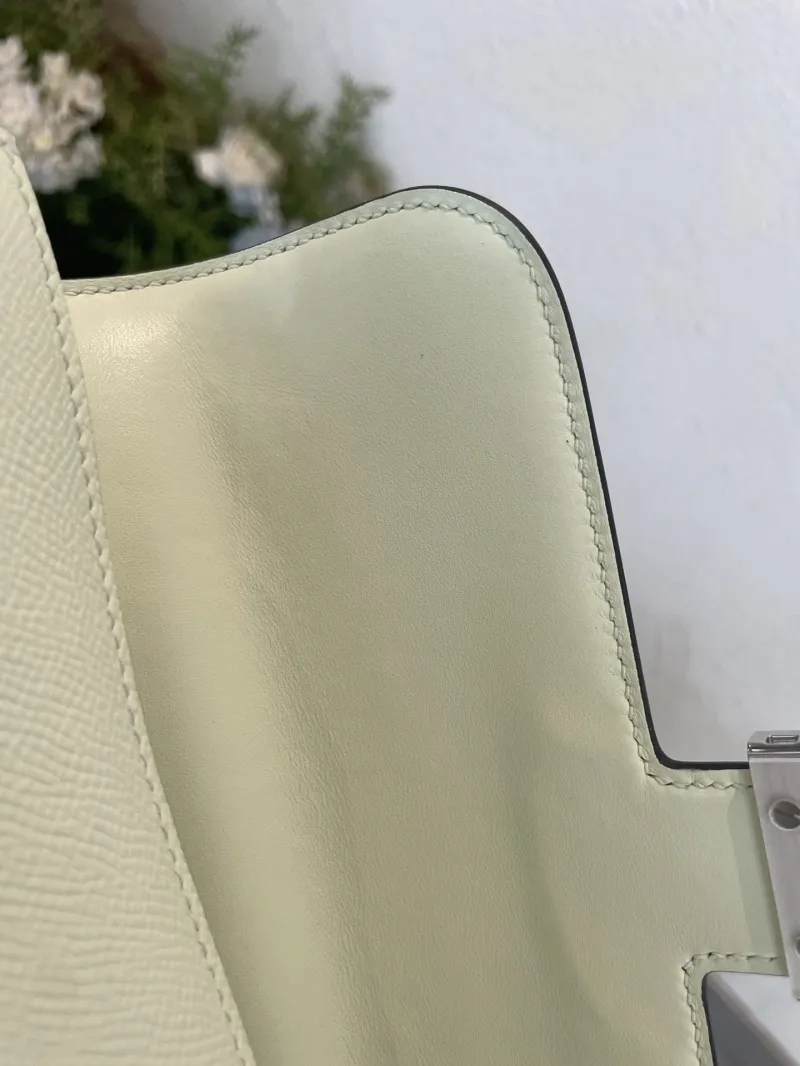 Hermes Constance Mint Green Crossbody Bag 141 - Image 7