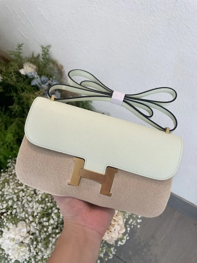 Hermes Constance Mint Green Crossbody Bag 141 - Image 8