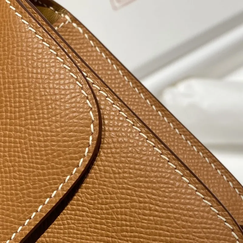 Hermes Constance Brown Leather Shoulder Bag - Image 5